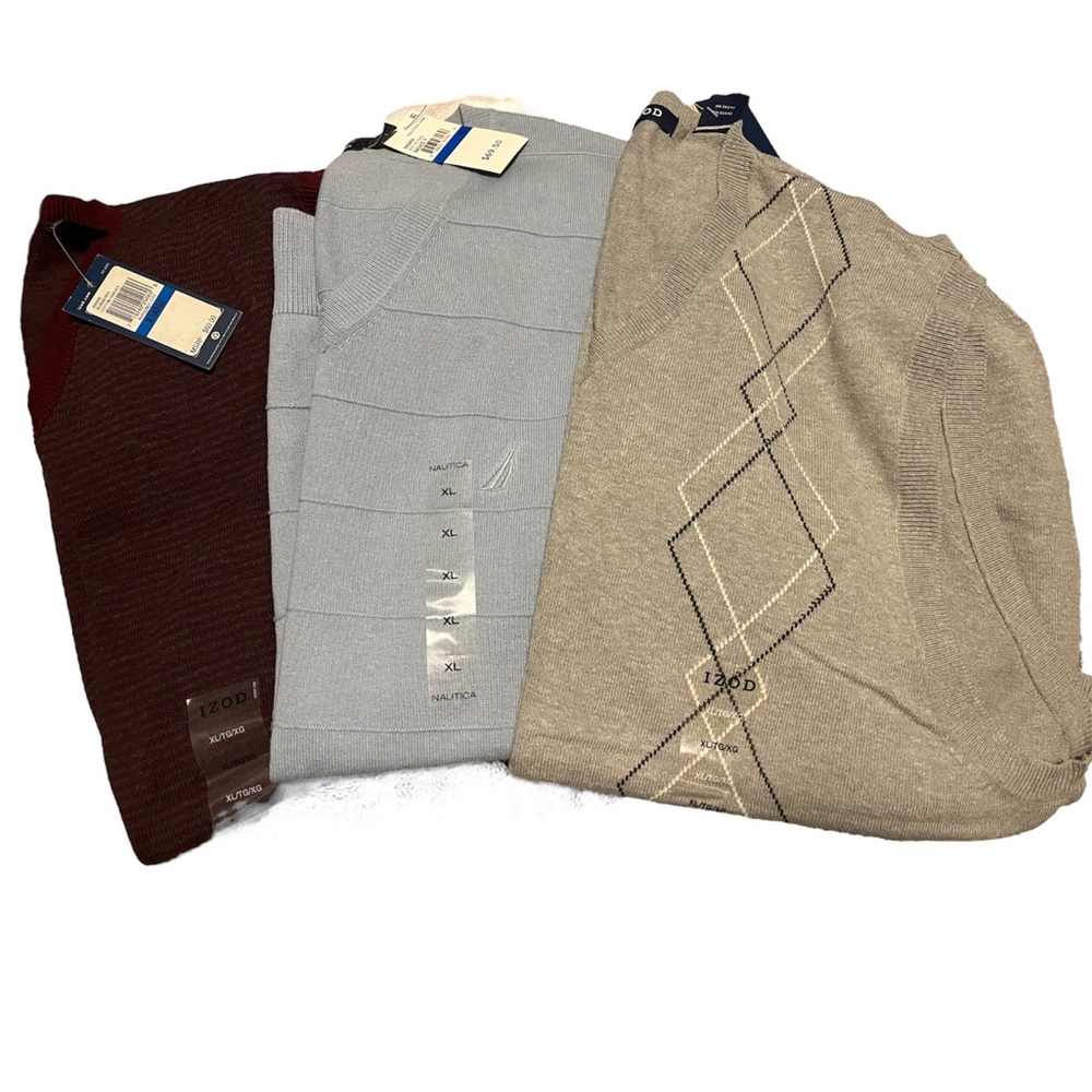 NAUTICA / IZOD - Sweater Vest Bundle Sz XL
